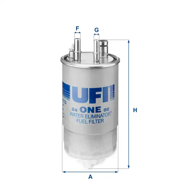 Ufi 24 One 00 Mazot Filtresi Fiat Fiorino G Punto Doblo III 1 3 Multijet 07 Ford Ka 1 3 08 16