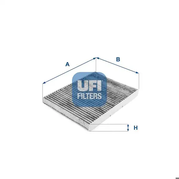 UFI 54.109.00 | Kabin Filtresi Karbonlu-(VW Caddy 96-03 Golf 95-98 Passat 01-05 Polo 95-02 Polo CLS 96-02)