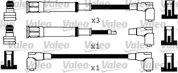 Valeo 346378 Ateşleme Kablo Tk Bmw E30 E34 E36 M40 1 Adet