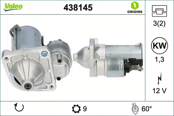 Valeo 438145 Marş Motoru Fiat Bravo Albea Doblo Brava 1 6 16v