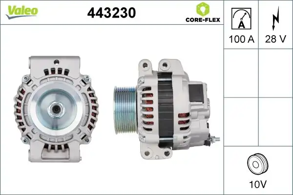 Valeo 443230 Alternatör 24v 100 Amp Scania P G R T Seri 04 G480 P480 R480