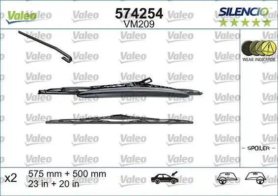 Valeo 574254 Silecek Takım Bmw 3 Seri E46 Takım