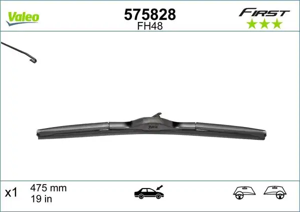 VALEO 575828 | Silecek Süpürgesı Navara Dizel 06 -