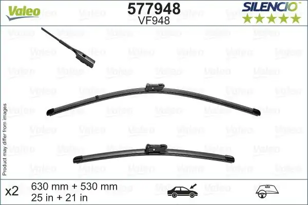 Valeo 577948 Ön Silecek Takım Skoda Kodiaq 17 1639007