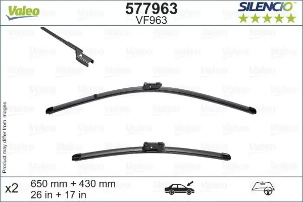 Valeo 577963 Silgi Süpürgesi Tk Peugeot 508 II 508 Sw II 18 65 43cm