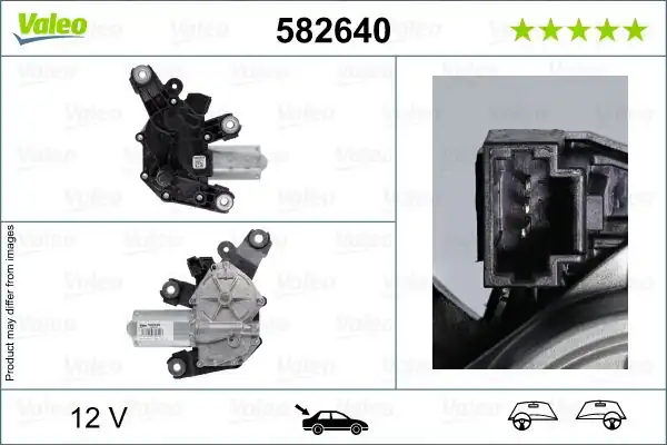 Valeo 582640 Silecek Motoru Arka Nissan Qashqai II J11 09 Duster