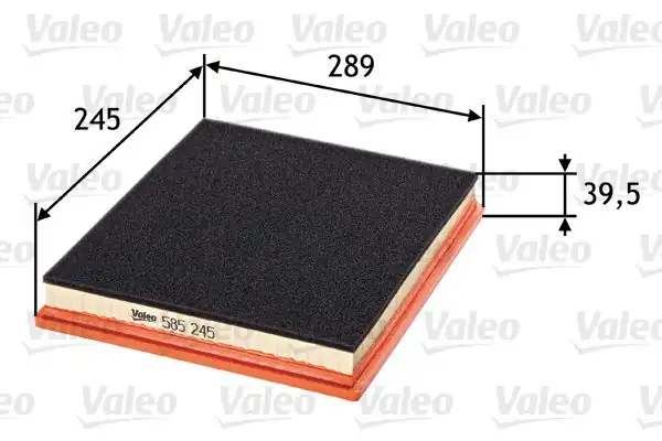 VALEO 585245 | Hava Filtresi (Jeep Grand Cherokee II 2.7 Crd4×4)