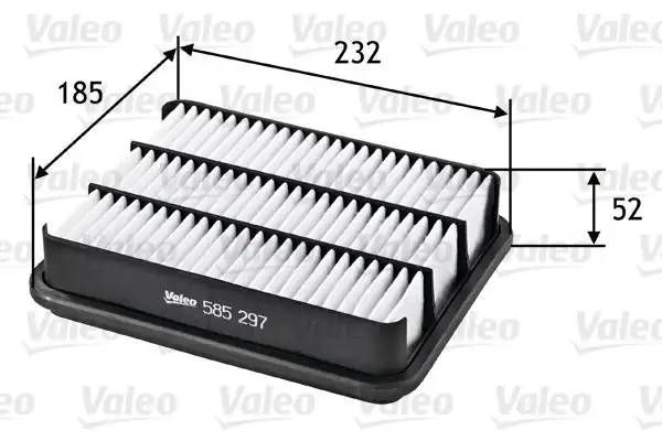 VALEO 585297 | Hava Filtresi (Mitsubishi Space Wagon 2.0)