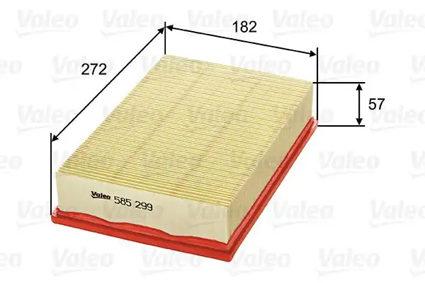 Valeo 585299 Hava Filtresi Land Rover Freelander 2 2 2td4 06