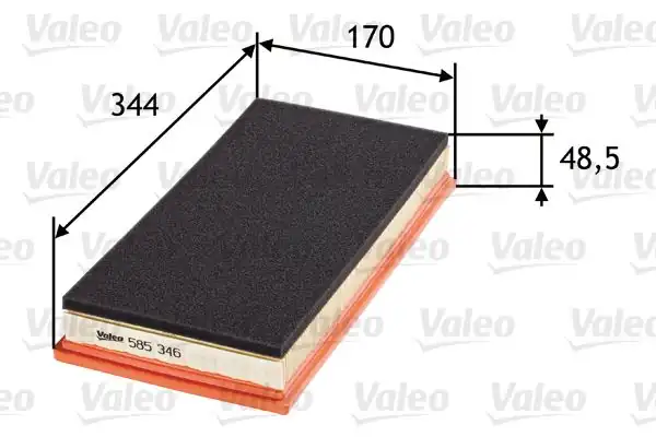 VALEO 585346 | Hava Filtresi Volvo (S40-V40) (98-04) (Turbo)