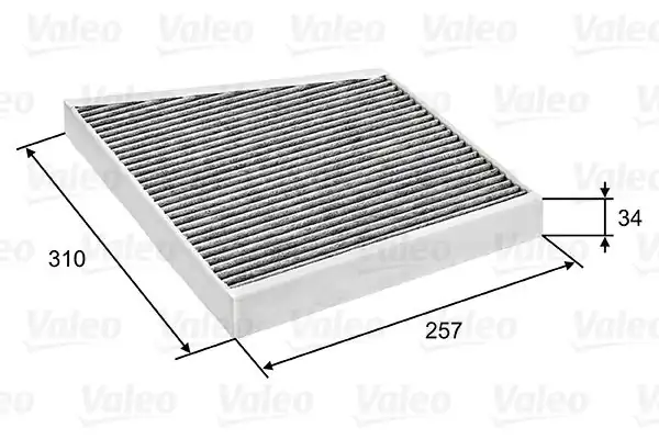 VALEO 698741 | Klima Filtresi Karbonlu Mercedes E Serisi W211