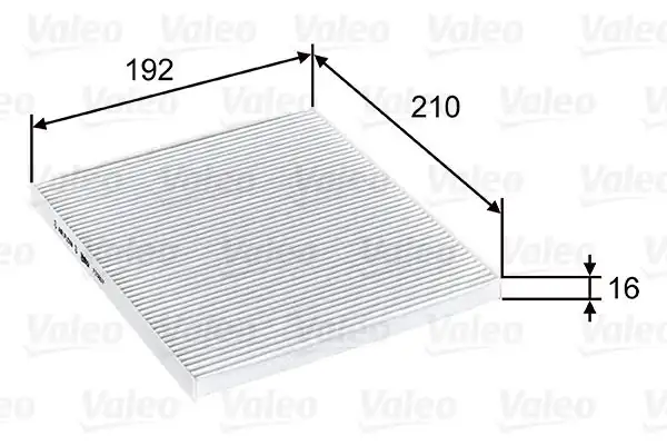 Valeo 715807 Filtre Polen Hyundai Blue Benzinli 2011 Kia Rio 1 4 1 6 2011