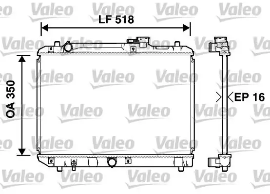 Valeo 732750 Radyatör Suzuki Baleno