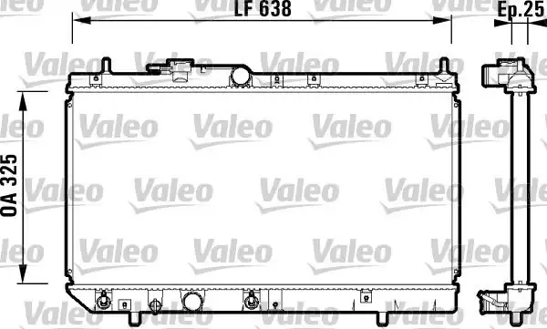 VALEO 734102 | Radyatör Daihatsu Grand Move