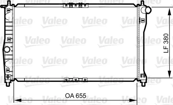 Valeo 734252 Radyatör Daewoo Nubira