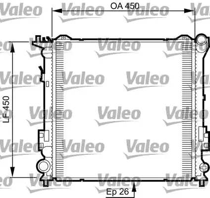 Valeo 735504 Su Radyatörü Man Şanz. Hyundai İ30 08 1 6 CRDI