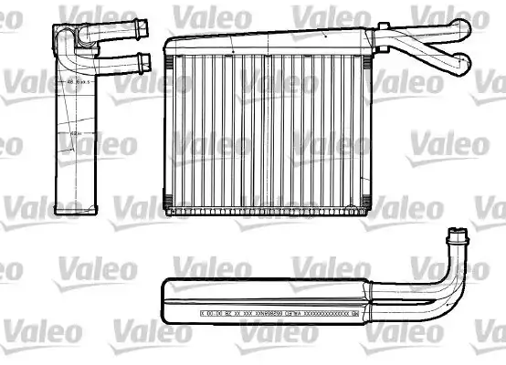 Valeo 812251 Kalorifer Radyatörü Mercedes Benz Sprinter 901 904 CDI 96 06