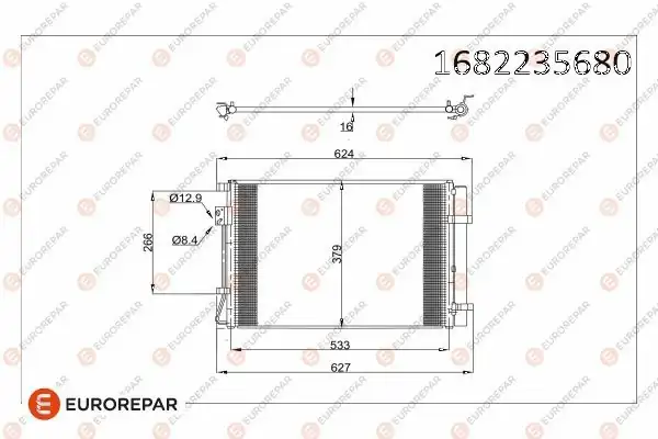 Eurorepar 1682235680 Klima Radyatörü Rio Stonıc Benzin 17