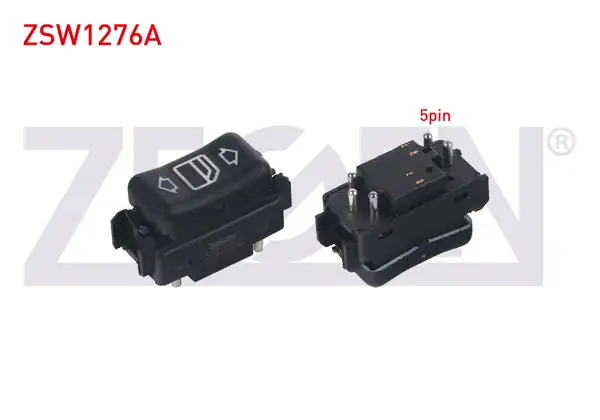 ZEGEN ZSW1276A | Cam Açma Anahtarı Tekli 5 Pin Mercedes E Serisi W124 S Serisi W126 1981 1995