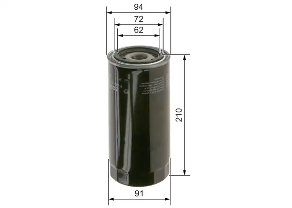 Bosch F026407234 Yağ Filtresi