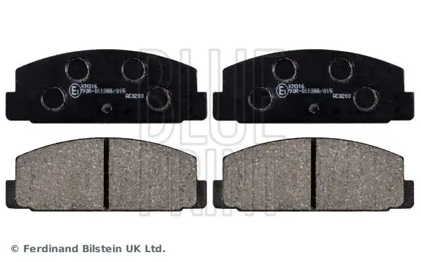 BLUEPRINT ADM54248 | Arka Fren Balata Mazda 323 626 Mazda 6 Premacy 91-10