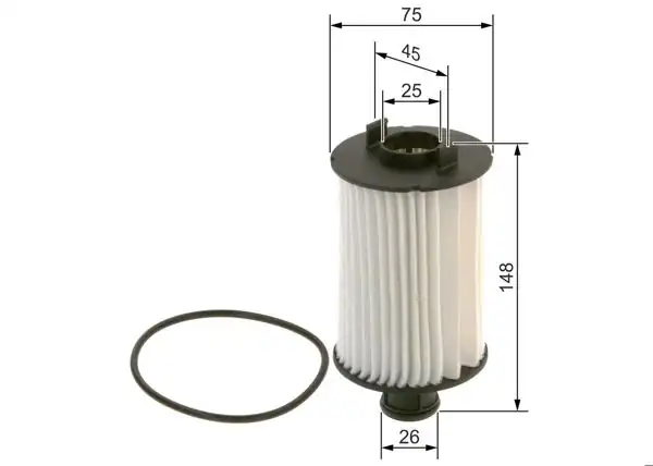 BOSCH F026407269 | Yağ Filtresi Land Rover Range Rover Discovery IV-Sport