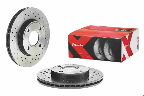 BREMBO 09.7806.1X | Fren Diski Ön Xtra Ford | 2 Adet