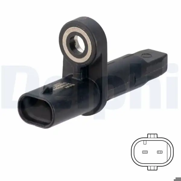 DELPHI SS20801 | ABS Sensörü Ön 18-Berlingo-C5-308-508-3008-5008