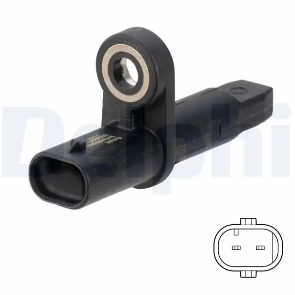 DELPHI SS20801 | ABS Sensörü Ön 18 Berlingo C5 308 508 3008 5008 Opel Astra L Combo E Grandland X
