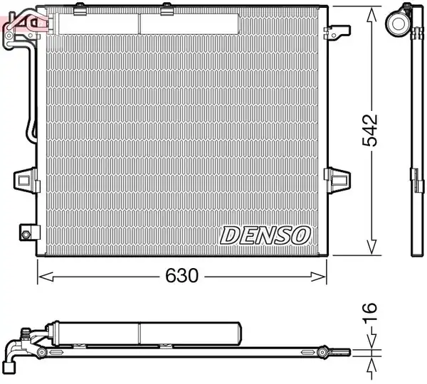 Denso Dcn17057 Klima Radyatörü Mercedes Benz W164 W251