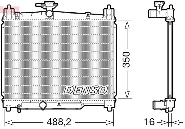 Denso Drm50101 Motor Su Radyatörü Toyota Yaris 1 0 1999 2005 Manuel Vites