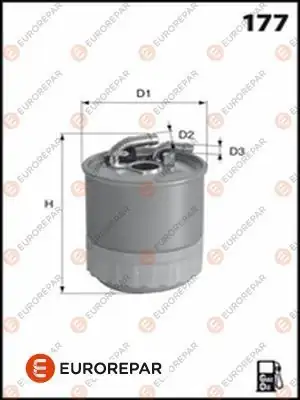 EUROREPAR 1643626180 | Psa / Erp Mazot Filtresi Mercedes Benz