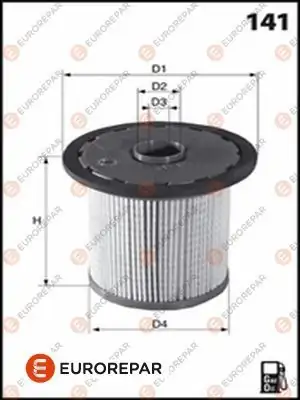 EUROREPAR 1643626880 | Mazot Filtresi Hilux VII L200 Dmax II Ranger