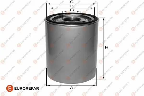EUROREPAR 1682275380 | Psa / Erp Yağ Filtresi Renault Clio II 1.2 Twingo I 1.1