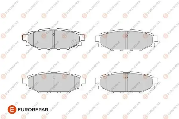 EUROREPAR 1686272280 | Psa / Erp Fren Balatası Arka (110mm) Legacy IV 2.0.2.5 03-(Tamir Takım Kit) Gdb3373