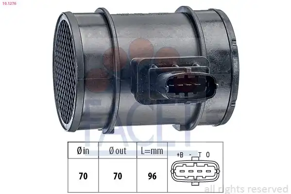 FACET 10.1276 | Maf Sensörü Opel Astra H / Corsa D Z3th / Chevrolet Captiva Z20dm