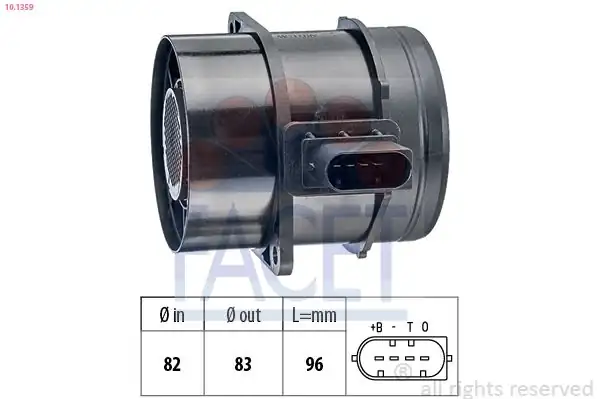 FACET 10.1359 | Hava Debimetresi Crafter Sprinter 06> Vito 30 CDI 07