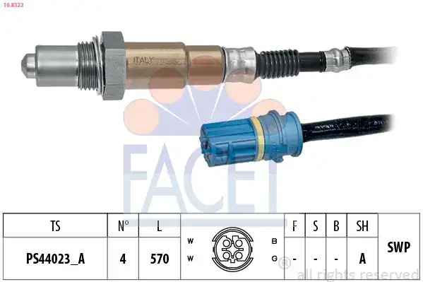 FACET 10-8323 | Sensör Lambda N 40 45 E 46