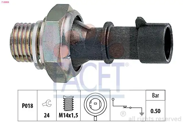 FACET 70069 | Yağ Müşürü Opel Astra G Vectra B 1 4 2 0