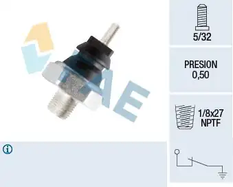 FAE 12040 | Yağ Müşürü Transit 2 4 2 5 Disel 86 91 M12 M15 2 5 D 93 00 0 50bar