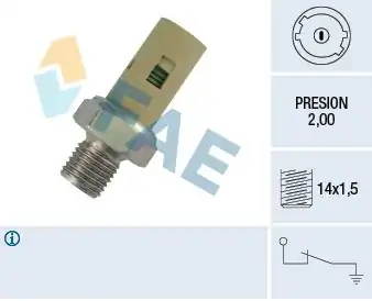 FAE 12360 | Yağ Basınç Müşürü R9 R11 R21 1 7 1 9 F8q 83