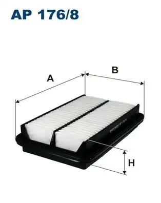 FILTRON AP176-8 | Hava Filtresi Suzuki Lıana Er Rh 1 3 1 6 1 8 02 07 4wd