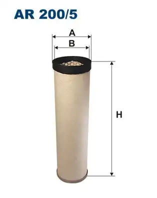FILTRON AR200-5W | Hava Filtresi Deutz Fahr Agrotron 115 Mk3 Bf 6m 1012 E 2001 2003 1569052
