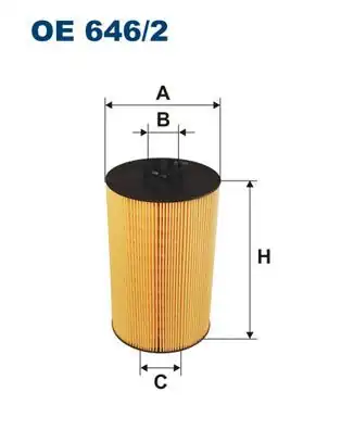 FILTRON OE646-2 | Yağ Filtresi Man Tga Tgs Tgx Ng 06 14 Sl II 06 14
