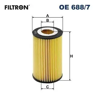 FILTRON OE688-7 | Yağ Filtresi Audi A4 13 17 A6 13 18 Q7 16 1087542
