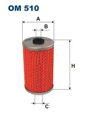 FILTRON OM510 | Yağ Filtresi 123 G 460 461 463 M102 85 93 1547218