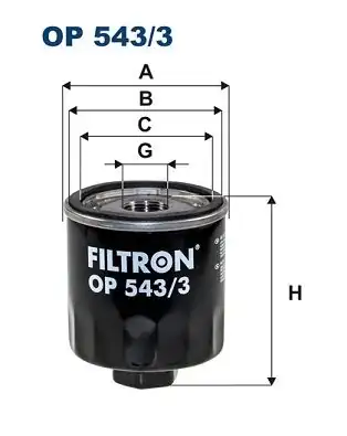 FILTRON OP543-3 | Yağ Filtresi Ford Transit Custom V363 2 0 Ecoblue 16 17 4x4