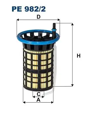 FILTRON PE982/2 | Yakıt Filtresi Jumper III Relay III Boxer III