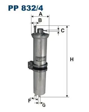 FILTRON PP832-4 | Yakıt Filtresi Bmw 730i 730li 735i 735li 740i 740li 745i 745li 750i 750li 01