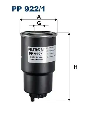 FILTRON PP922-1 | Mazda CX-3 1.5D/1.8D Yakıt Filtresi 15-